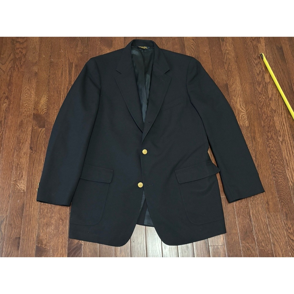 Brooks Brothers Navy Blazer with Gold Buttons